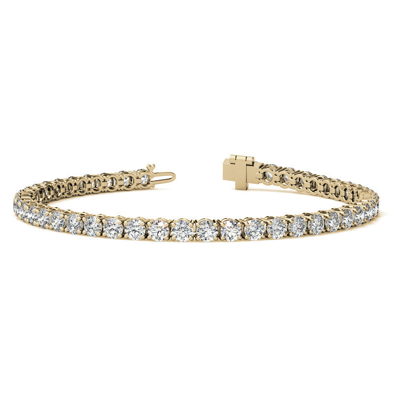 Dual Gold Lab Diamond Tennis Bracelet – 6.5 CTW (G/VS)
