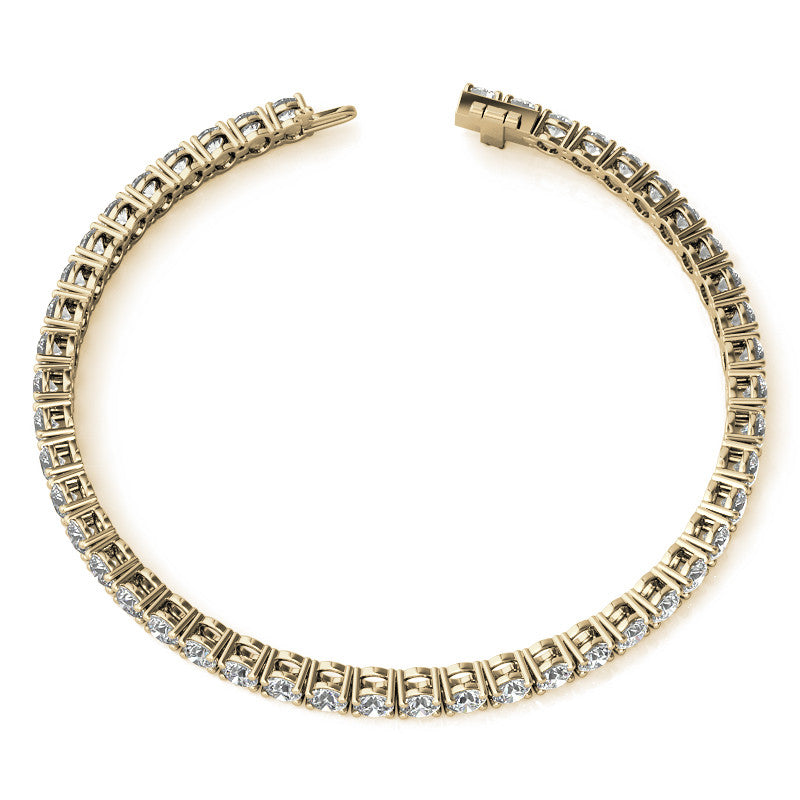 Dual Gold Lab Diamond Tennis Bracelet – 6.5 CTW (G/VS)