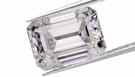 Messi Gems Customized Loose Diamond IGI 3 Carat H SI1 EX Fancy Cut Emerald Cut CVD Lab Grown Diamond for Jewellery
