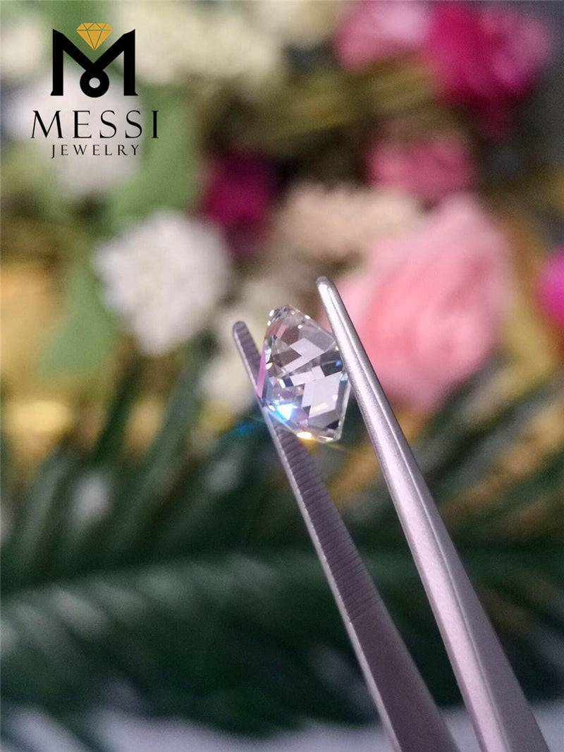 Messi Gems Customized Loose Diamond IGI 3 Carat H SI1 EX Fancy Cut Emerald Cut CVD Lab Grown Diamond for Jewellery