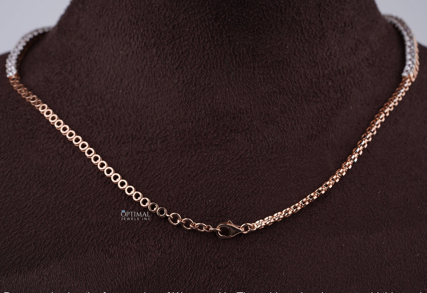 Elegant Gold Necklace Featuring Brilliant Round-Cut Diamond, 15.00 Ctw - The Sparkling Squirrels & Co.