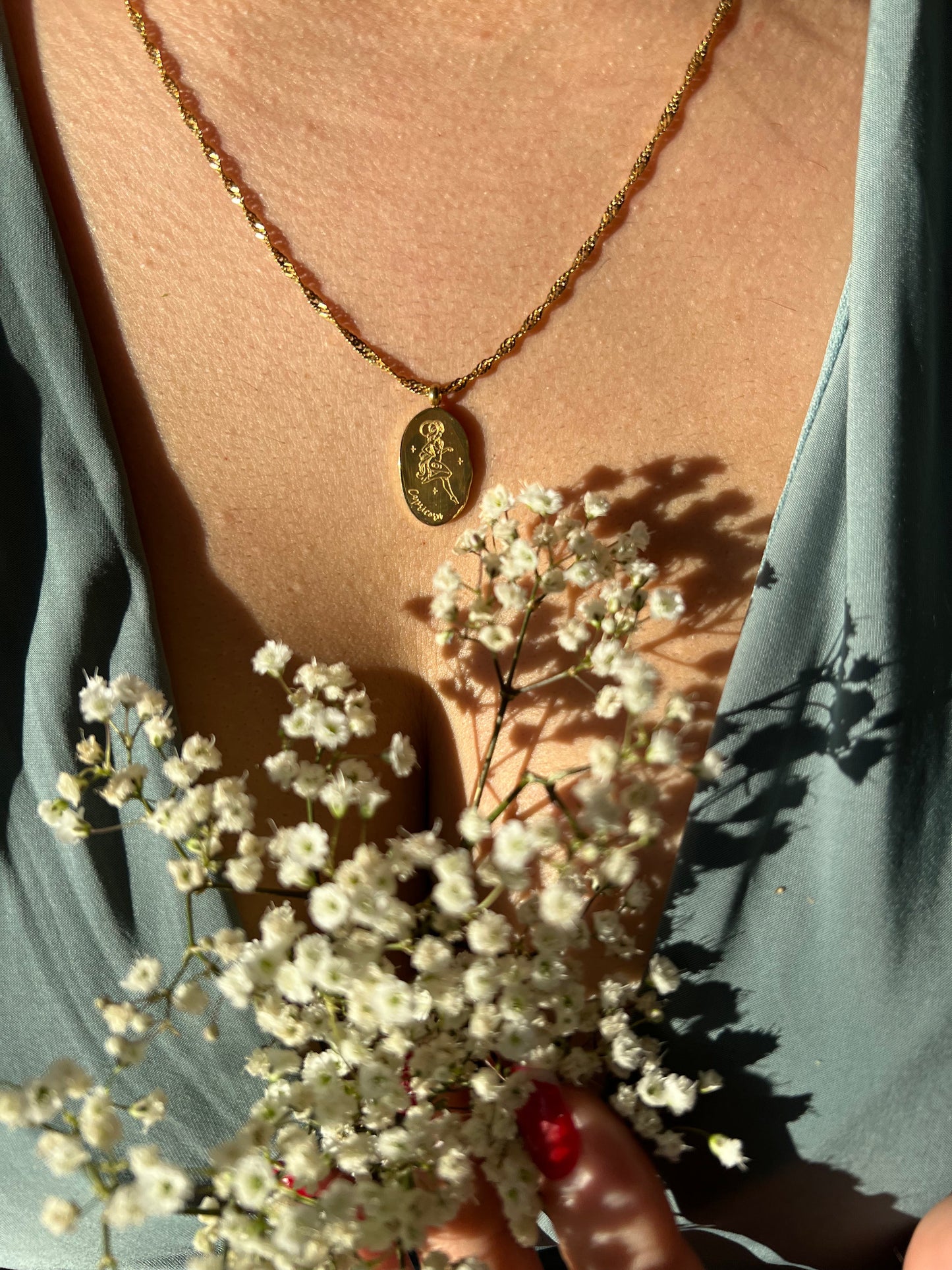 Dainty Zodiac Necklace - 18K Gold Filled