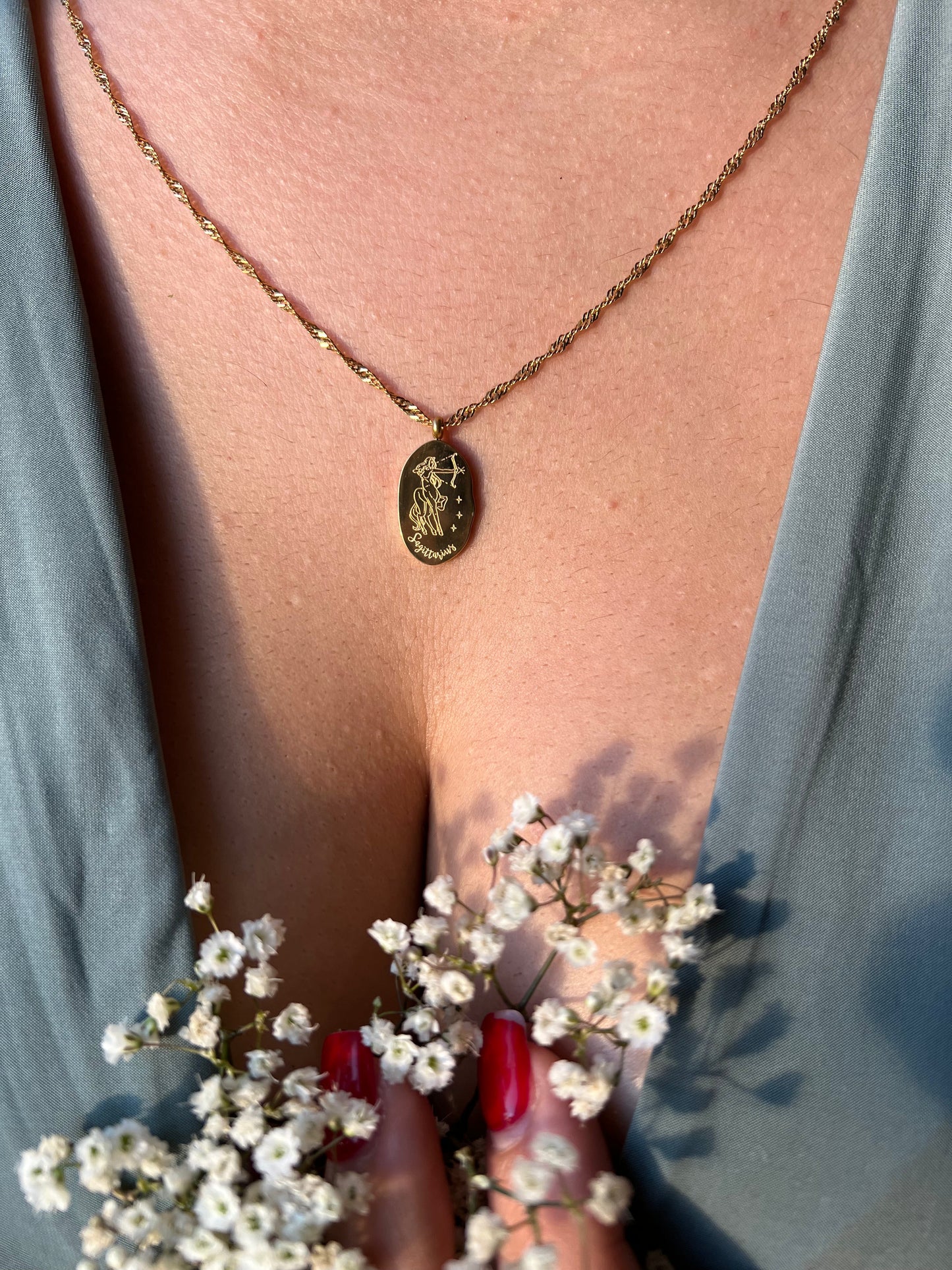 Dainty Zodiac Necklace - 18K Gold Filled