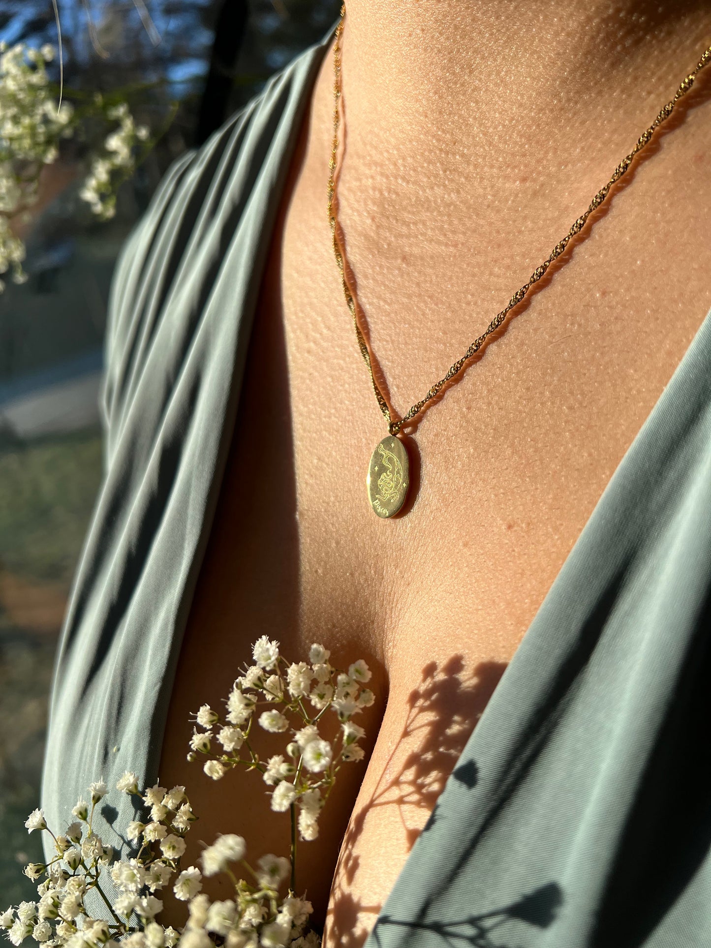 Dainty Zodiac Necklace - 18K Gold Filled