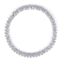 14k gold Frostforged Chain of the Titan Cuban bracelet with lab-grown diamonds