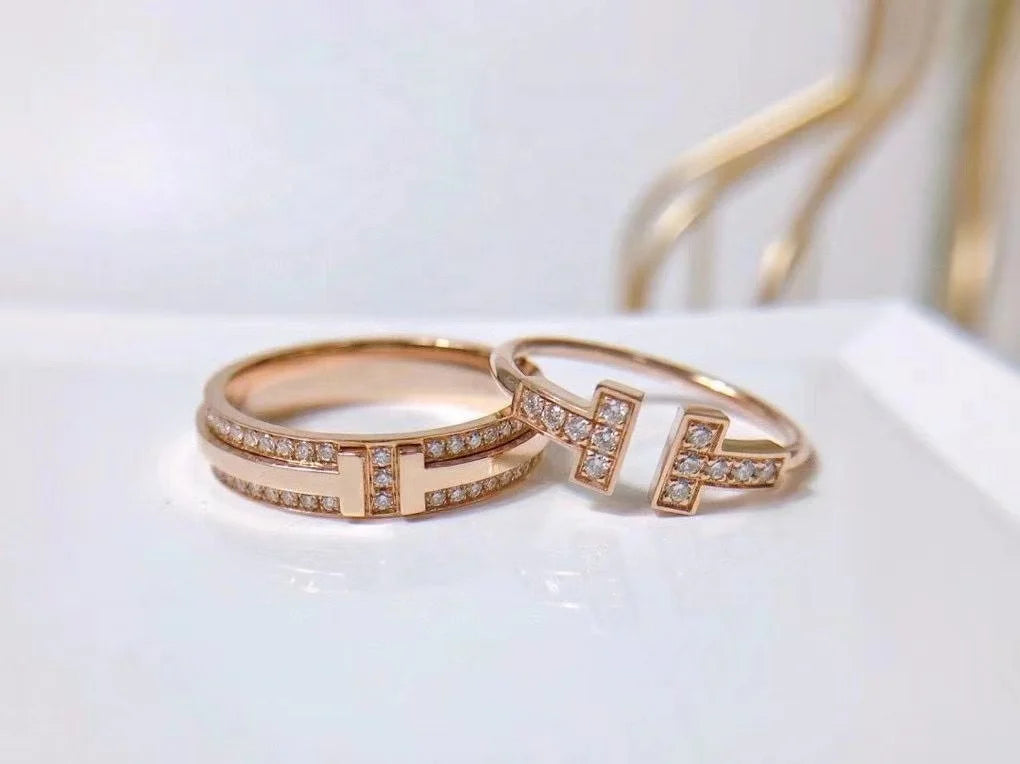 2 Carat Moissanite Diamond Engagement Ring Jewelry 18K White Gold Moissanite Rings - The Sparkling Squirrels