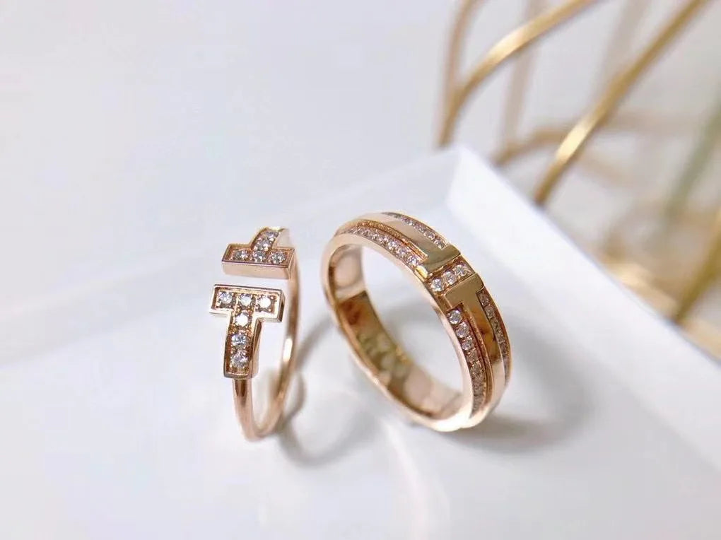 2 Carat Moissanite Diamond Engagement Ring Jewelry 18K White Gold Moissanite Rings - The Sparkling Squirrels