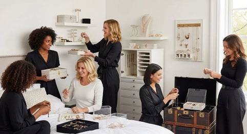 jewelry storage ideas, luxurious organization, modern home