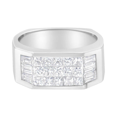 14KT White Gold Diamond Ring (1 3/4 Cttw, G-H Color, VS2-SI1 Clarity) - The Sparkling Squirrels & Co. 