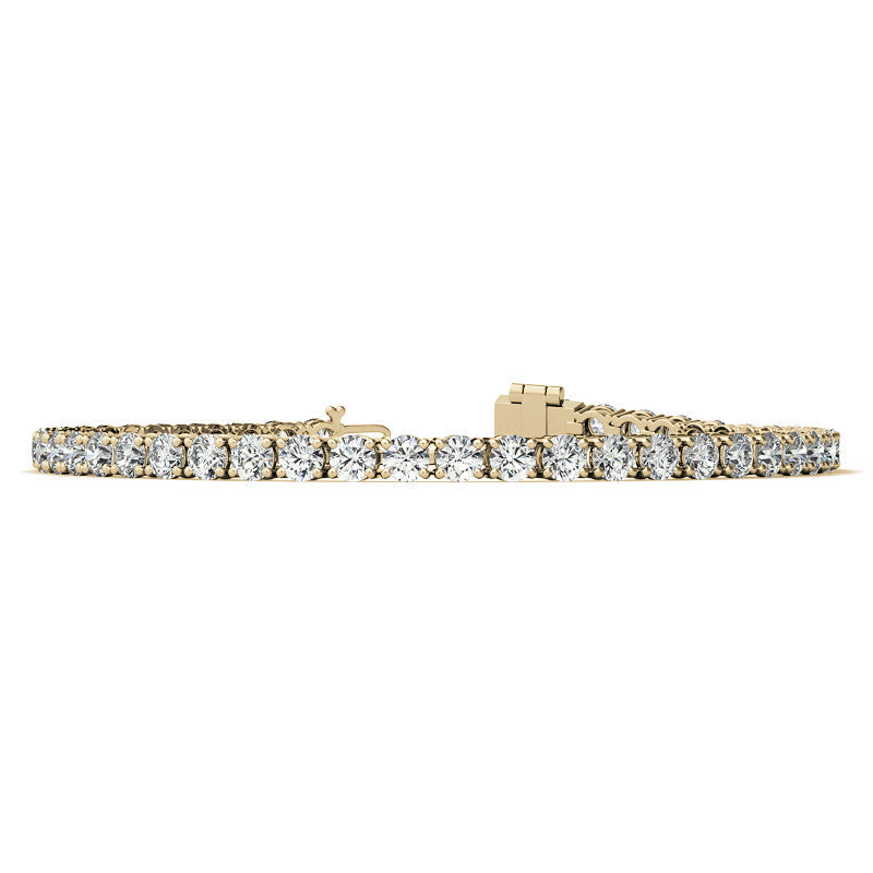 Dual Gold Lab Diamond Tennis Bracelet – 6.5 CTW (G/VS)