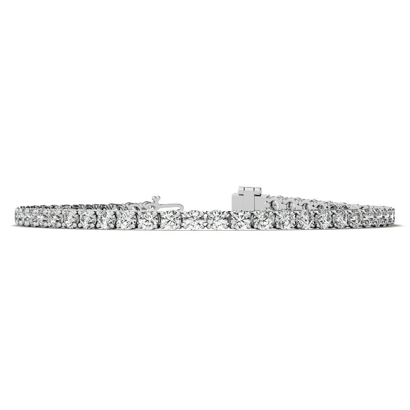 8.5 CTW Lab Grown Diamond Tennis Bracelet in 14kt White/Yellow Gold - The Sparkling Squirrels & Co. 