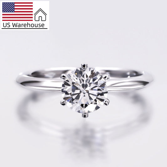 IGI-sertifioitu Lab Diamond Kihlasormus – 14K valkokulta
