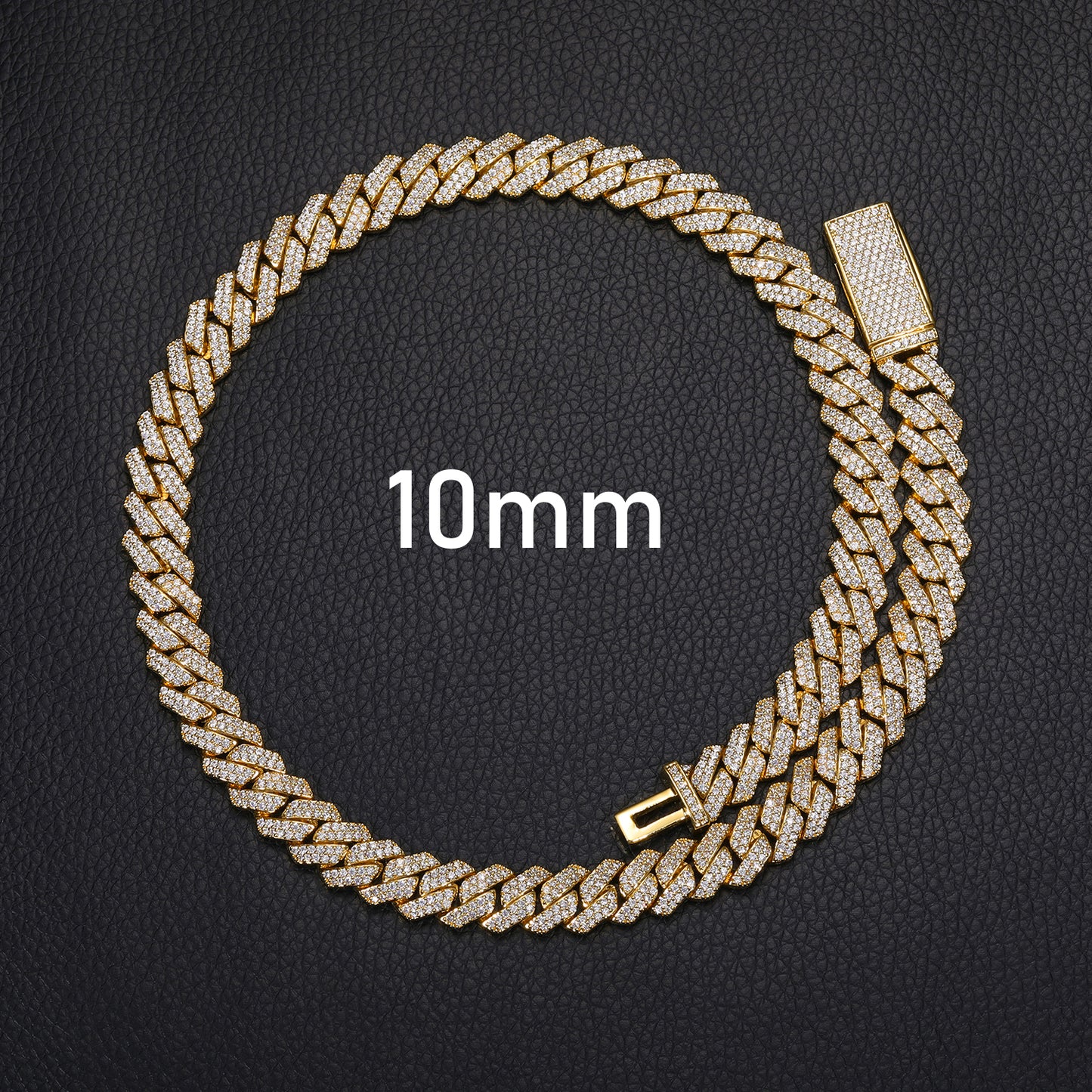 VVS Moissanite Diamond Iced Out Cuban Link Chain Ожерелье для мужчин