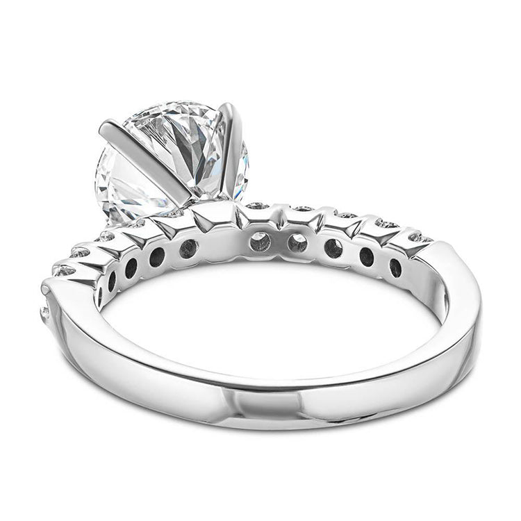 Eternity-Ring mit gewachsenen Diamanten, 1,00 Karat, runder Schliff, Mikropavé, Verlobungsring für Damen