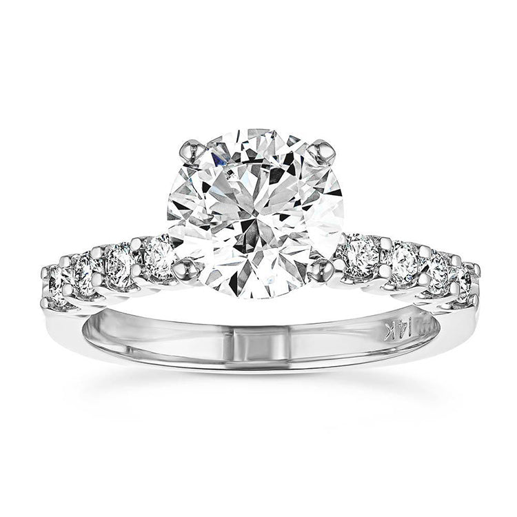 Eternity-Ring mit gewachsenen Diamanten, 1,00 Karat, runder Schliff, Mikropavé, Verlobungsring für Damen