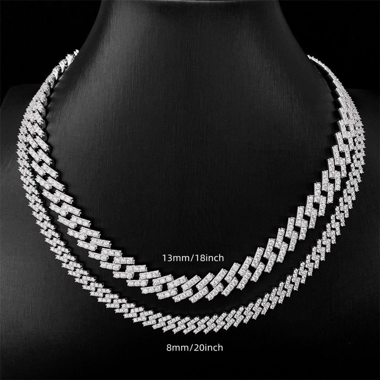 Pass Diamond Tester GRA Moissanite Cuban Link Chain Rapper Hip Hop Style