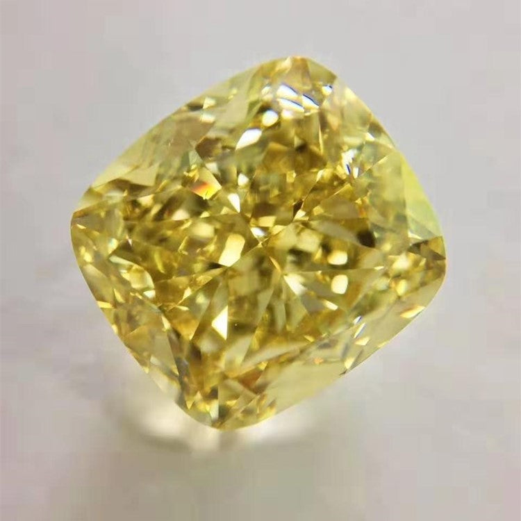 Fancy Deep Browmish Yellow 6.03ct יהלום רופף טבעי