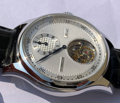 ST8006 Tourbillon Watch! American Alligator Bamboo Belt Watch! seagul watch watch men watches automatic