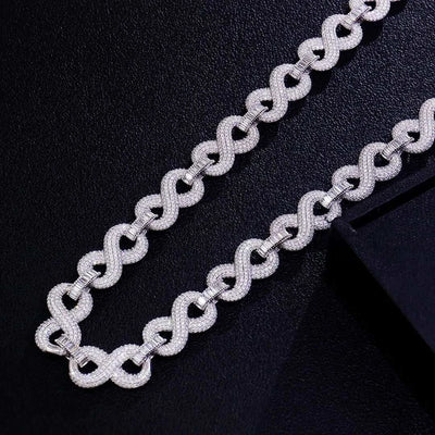 Provence custom 10K solid gold 15mm hip hop cuban link chain iced out lab diamond cuban chain necklace for men rapper party - The Sparkling Squirrels & Co. 