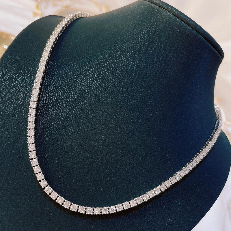 Aazuo Fine jewerly 18K Gold Real Diamonds 8.85ct F VS Luxury Classic - The Sparkling Squirrels & Co. 