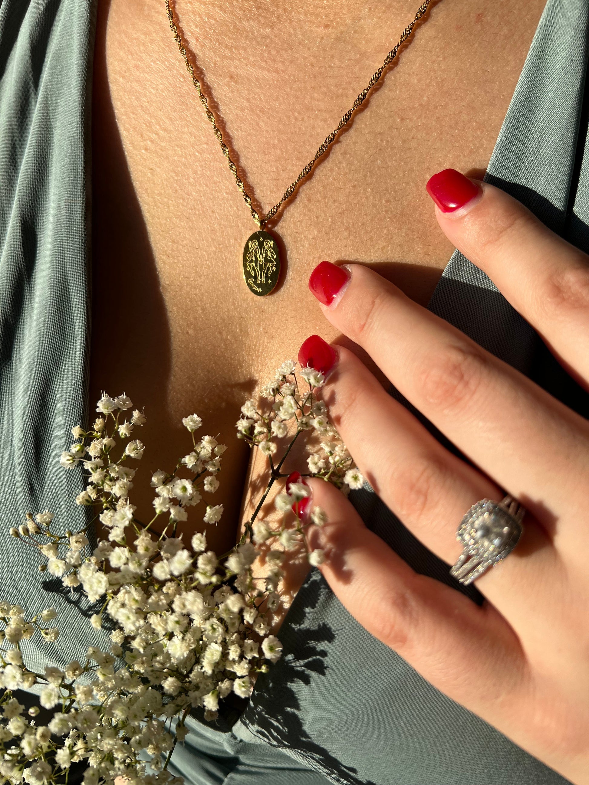 Dainty Zodiac Necklace - 18K Gold Filled