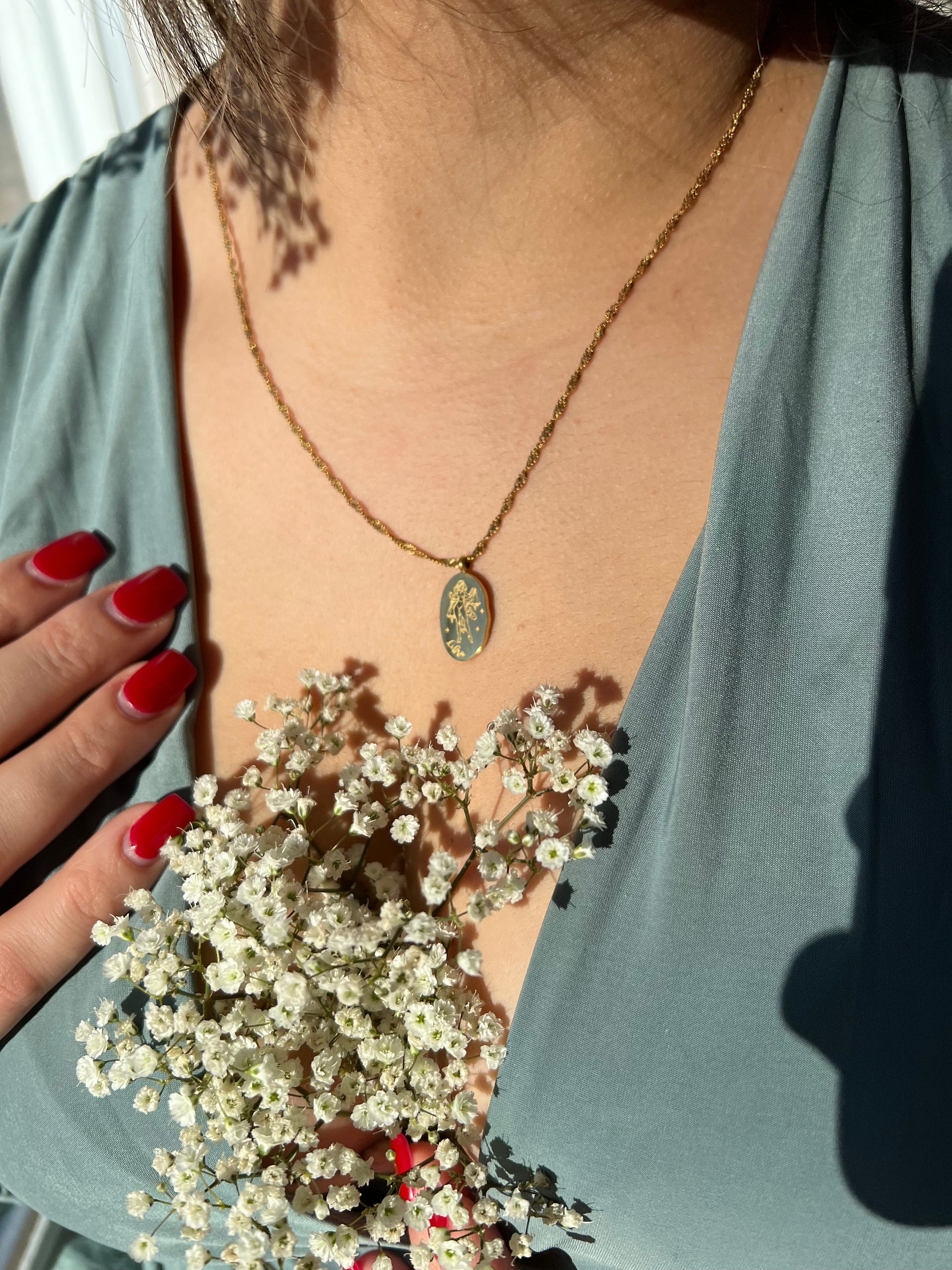 Dainty Zodiac Necklace - 18K Gold Filled