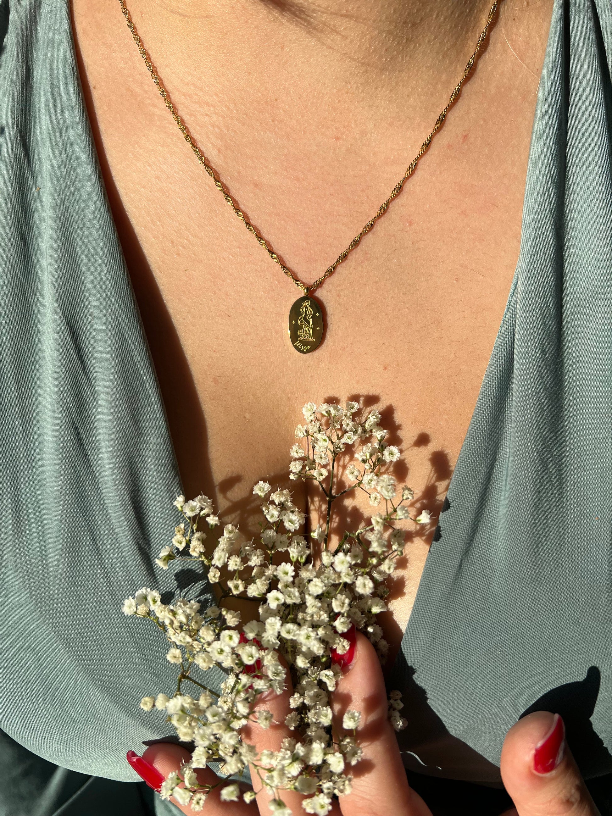 Dainty Zodiac Necklace - 18K Gold Filled