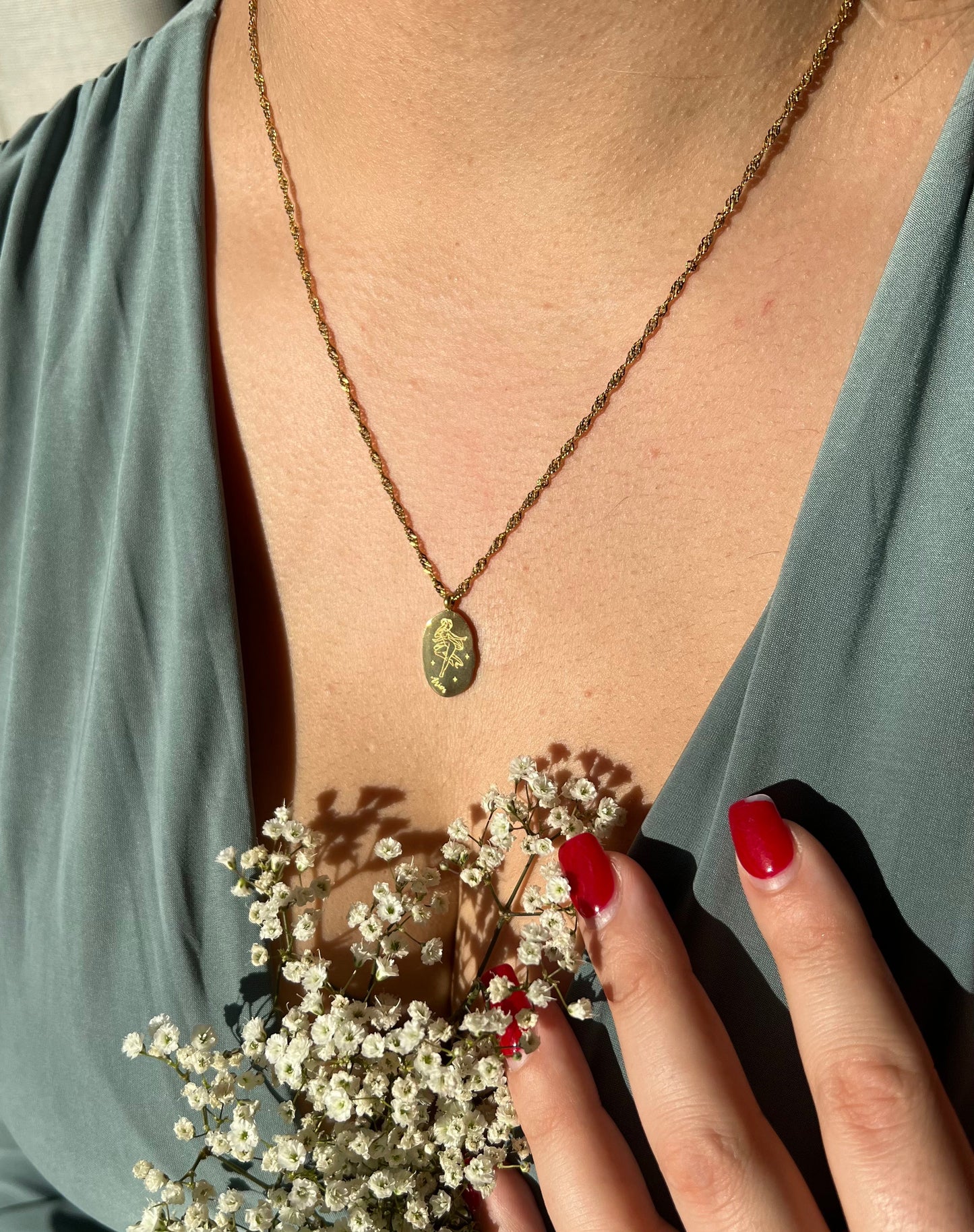 Dainty Zodiac Necklace - 18K Gold Filled