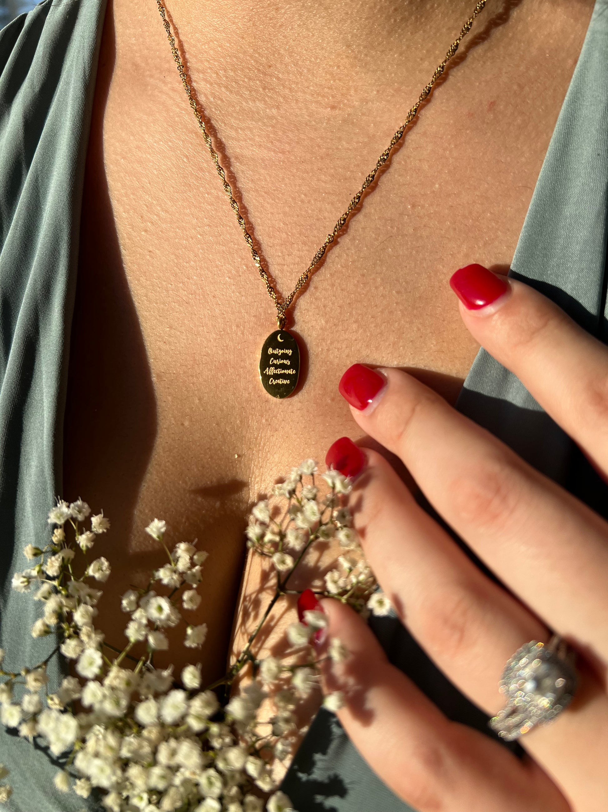 Dainty Zodiac Necklace - 18K Gold Filled