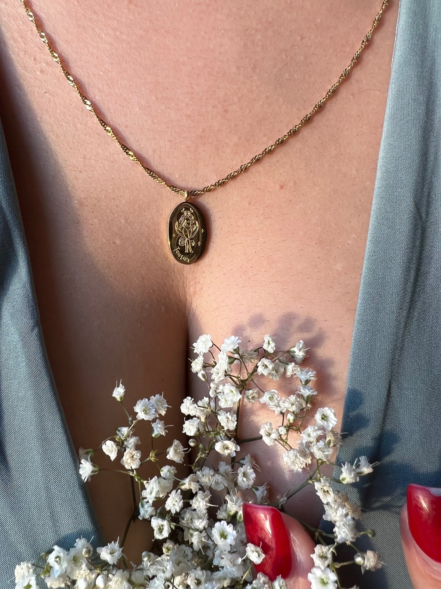 Dainty Zodiac Necklace - 18K Gold Filled