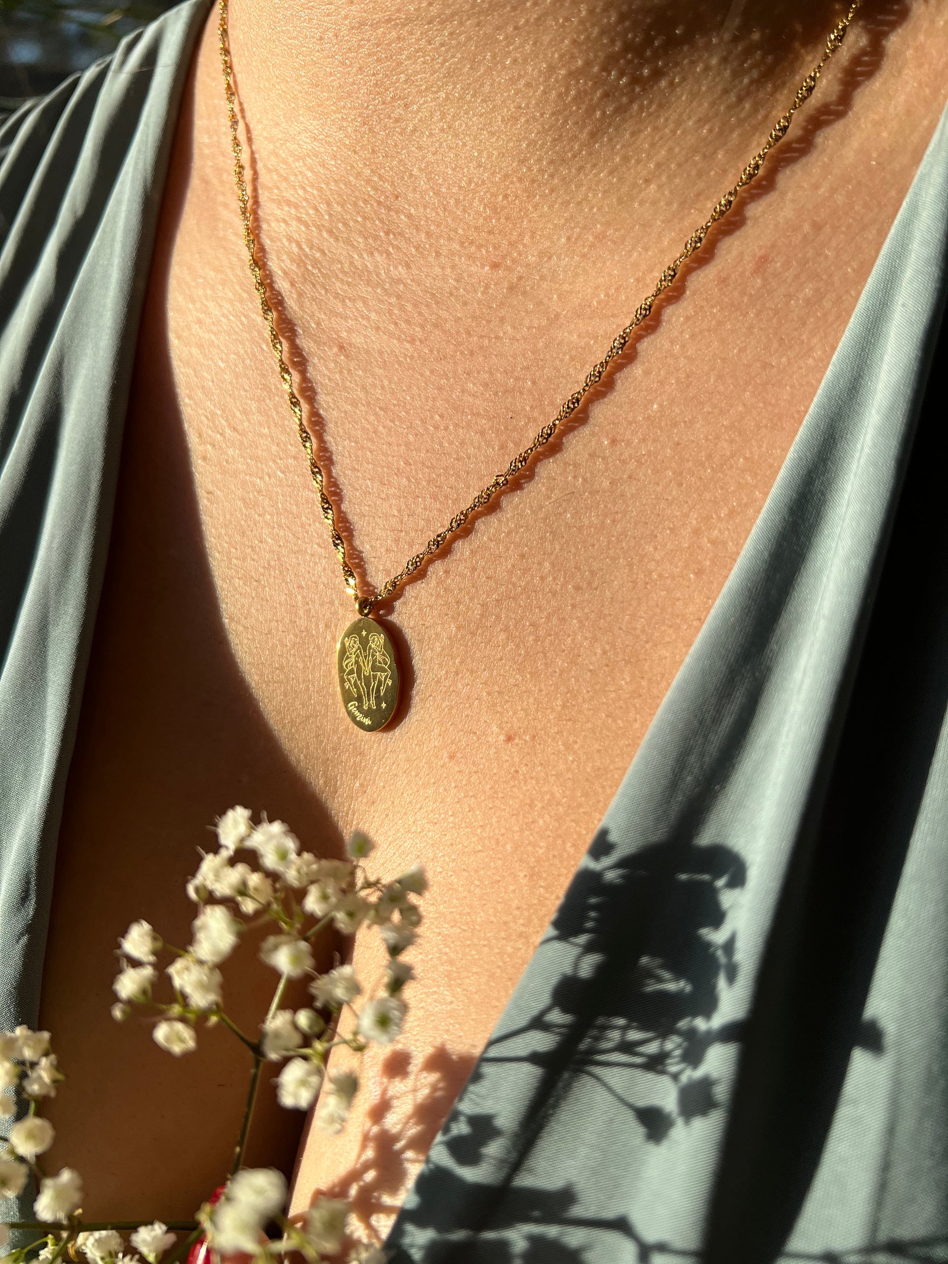 Dainty Zodiac Necklace - 18K Gold Filled