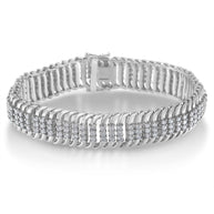 14K White Gold 5.0 Cttw Round Brilliant Cut Diamond 7