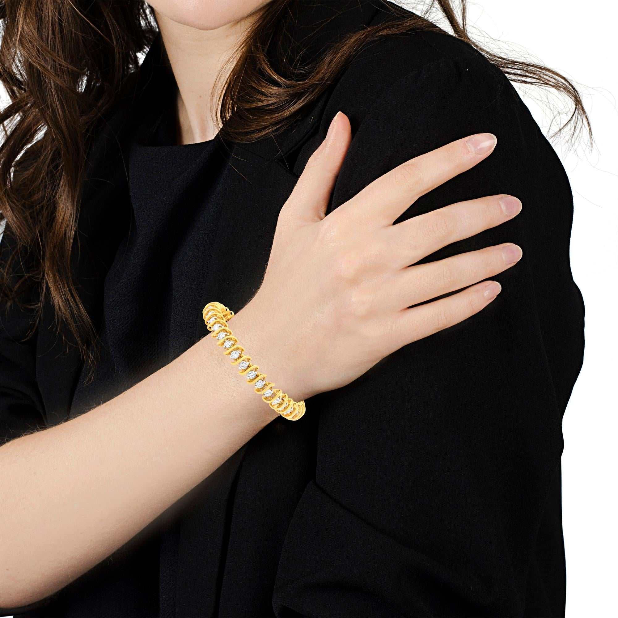 AGS Certified 18K Yellow Gold 5.00 Cttw 