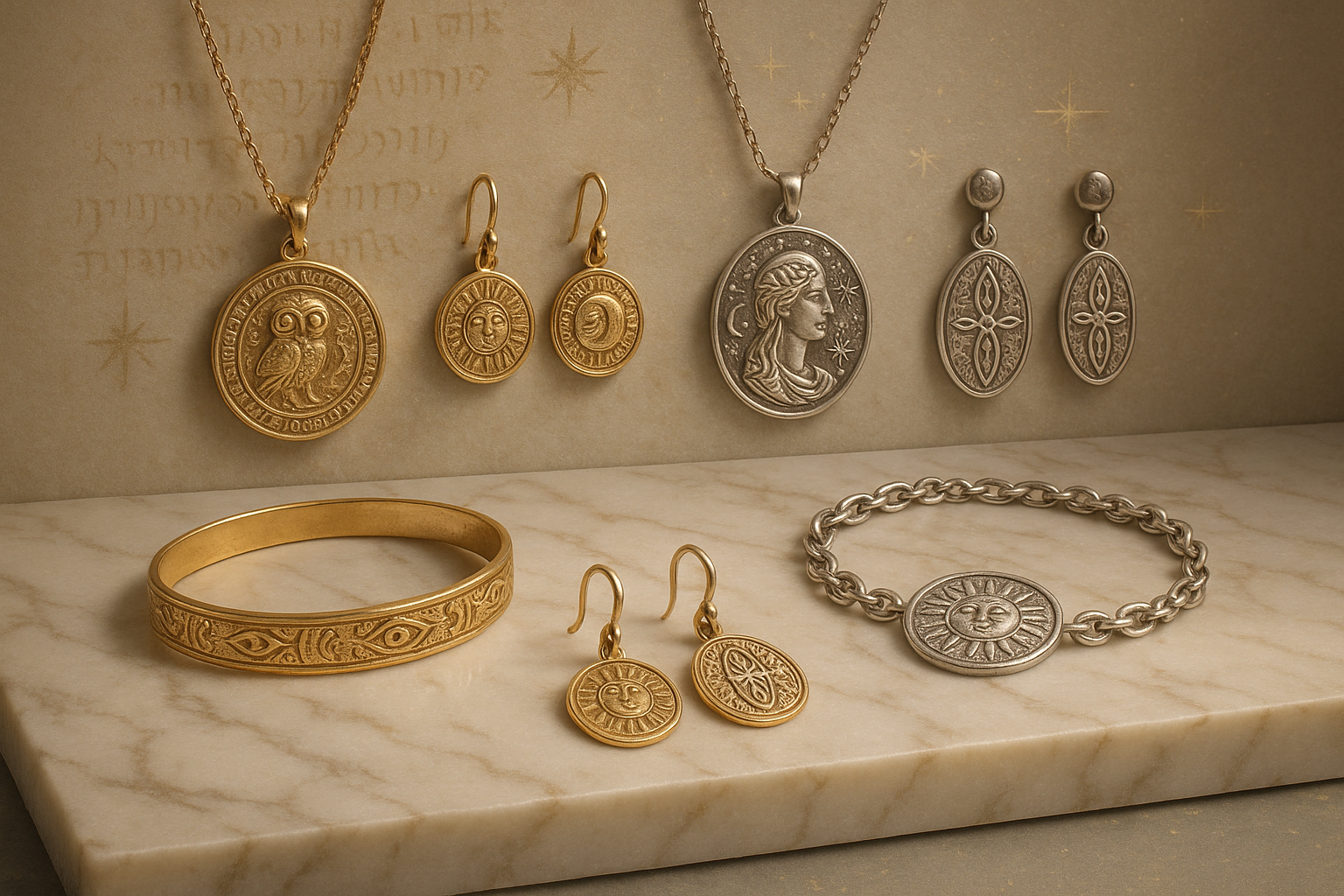 It's all too easy to feel lost in a sea of generic jewelry that lacks personal significance. Transform your collection with a set that weaves ancient tales into everyday elegance.✔ Timeless beauty for any occasion✔ Evokes emotions of serenity✔ Symbol of individuality and sophistication