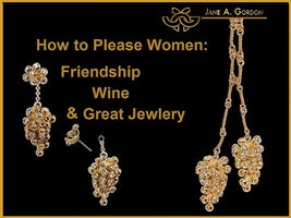 Dionysian Vine of Eternal Revelry 18K gold grape cluster lariat necklace with bezel set diamonds inspired by mythology and luxury.