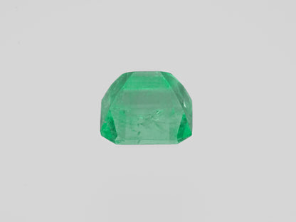 GRS Certified COLOMBIA Emerald 5.81 Cts Natural Lustrous Green Octagonal